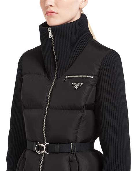 prada womens puffer jackets|prada puffer jacket ladies.